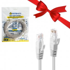 بسته 1+5 کابل شبکه CAT6 UTP انوشان (ANOSHAN) طول 3 متر (یک عدد هدیه)
