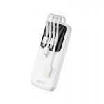 پاوربانک + چهار کابل همراه اکستروم (Axtrom) مدل APB10K10W-G ظرفیت 10000mAh