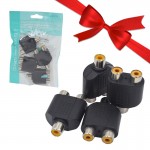 بسته 1+2 بسته 4 عددی تبدیل 1 به 2 صدا مادگی ایکس وکس (xvox) (یک عدد هدیه)