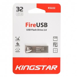 فلش کینگ استار (KingStar) مدل 32GB Fire USB KS222 نقره ای گارانتی متین