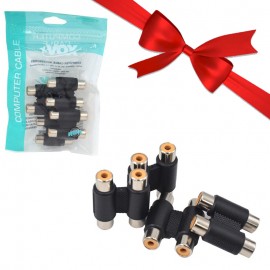 بسته 1+2 بسته 4 عددی تبدیل 2 به 2 بین راهی AV ایکس وکس (xvox) (یک عدد هدیه)