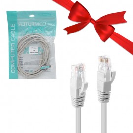 بسته 1+2 کابل شبکه Cat5E پچ کورد ایکس وکس (XVOX) طول 3 متر (یک عدد هدیه)