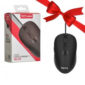بسته 1+10 موس سیم دار تسکو (TSCO) مدل TM 210 (یک عدد هدیه)