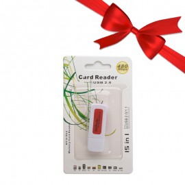 بسته 1+3 رم ریدر USB2.0 همه کاره 15in1 (یک عدد هدیه)