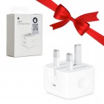 بسته 1+3 کلگی فست شارژر سه شاخه اروپایی اپل (Apple) 20W کپی (یک عدد هدیه)