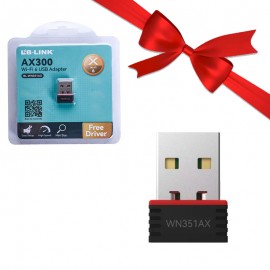 بسته 1+3 دانگل WIFI شبکه Dual Band WiFi 6,USB ال بی لینک (LB-LINK) مدل BL-WN351AX (یک عدد هدیه)