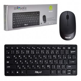 مینی کیبورد و موس بی سیم رویال (Royal) مدل RKM-810