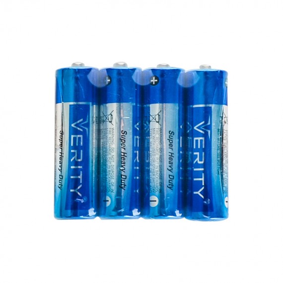 باتری قلمی وریتی (VERITY) مدل R6P AA (شیرینگ 4 تایی)