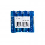 باتری قلمی وریتی (VERITY) مدل R6P AA (شیرینگ 4 تایی)