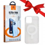 بسته 10+30 قاب آیفون شفاف Magnetic Shell پکدار مدل Ultra Thin برند ایموپی (iMOPAI) (ده عدد هدیه)