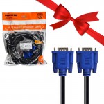 بسته 1+5 کابل (4+3) VGA مچر (MACHER) طول 5 متر مدل MR-103 (یک عدد هدیه)