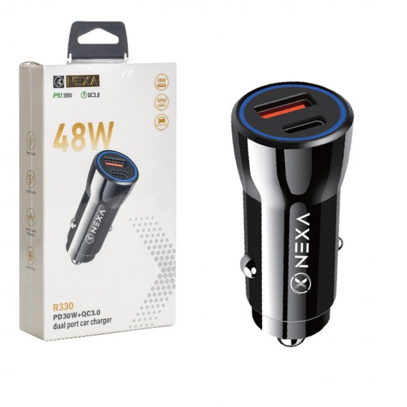 شارژر فندکی 48 وات دو پورت نکسا (NEXA) مدل R330