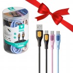 بسته 1+5 بسته 10 عددی کابل تایپ سی (Type-C) تکنیکس (TECNIX) طول 1 متر مدل CBL-625-C (یک عدد هدیه)