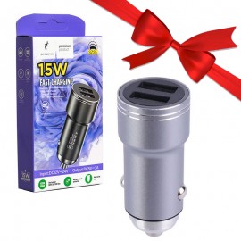 بسته 1+5 شارژر فندکی 15 وات دو پورت اسکای دلفین (SKYDOLPHIN) مدل SZ25 (یک عدد هدیه)