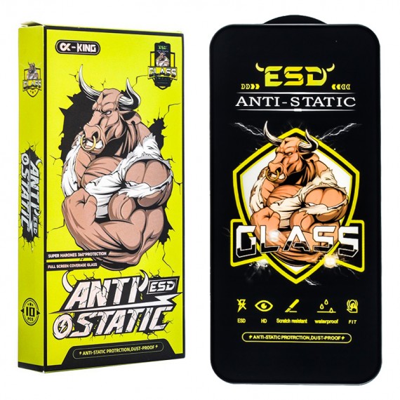 گلس گوشی آیفون ESD آنتی استاتیک کینگ (O-King) مدل iPhone 17ProMax