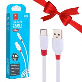 بسته 1+5 کابل تایپ سی (Type-C) اسکای دلفین (SKYDOLPHIN) طول 1 متر مدل S18T (یک عدد هدیه)
