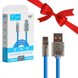 بسته 1+5 کابل تایپ سی (Type-C) اسکای دلفین (SKYDOLPHIN) طول 1 متر مدل S36T (یک عدد هدیه)