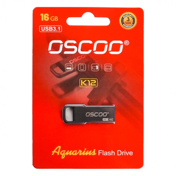 فلش اسکو (OSCOO) مدل 16GB K12 Aquarius USB3.1