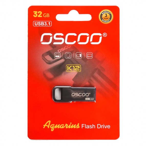 فلش اسکو (OSCOO) مدل 32GB K12 Aquarius USB3.1