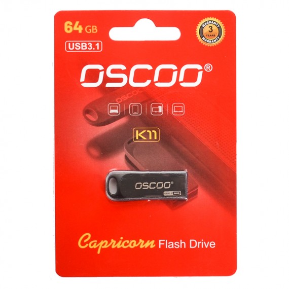فلش اسکو (OSCOO) مدل 64GB K11 Capricorn USB3.1