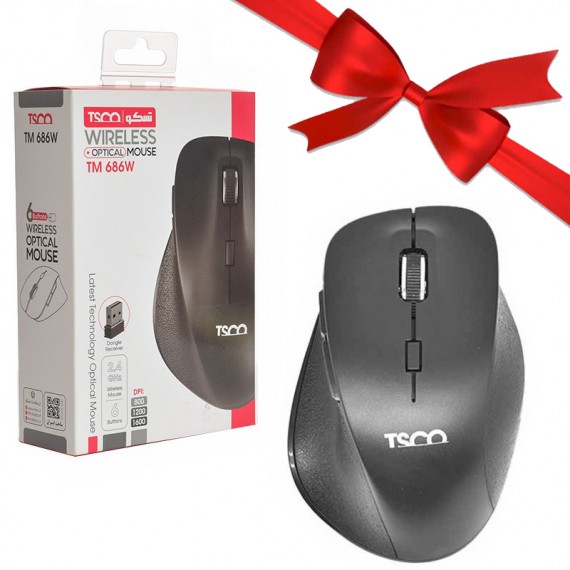 بسته 1+5 موس بی سیم تسکو (TSCO) مدل TM 686W (یک عدد هدیه)