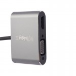 هاب 4 پورت و رابط تایپ سی رویال (Royal) مدل RHC-2001