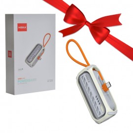 بسته 1+2 مینی پاوربانک + 2 کابل همراه هیسکا (HISKA) مدل HP-130PD ظرفیت 5000mAh (یک عدد هدیه)