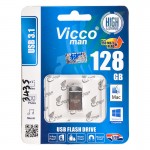 فلش ویکومن (Vicco man) مدل 128GB VC343S USB3.1
