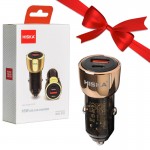 بسته 1+4 شارژر فندکی 95 وات دو پورت هیسکا (HISKA) مدل HCC-318 (یک عدد هدیه)