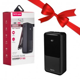 بسته 1+2 پاوربانک + دو کابل همراه تسکو (TSCO) مدل TP 985 ظرفیت 30000mAh (یک عدد هدیه)