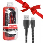 بسته 1+5 کابل تایپ سی (Type-C) تسکو (TSCO) طول 1 متر مدل TCC 206 (یک عدد هدیه)