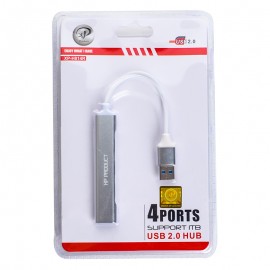 هاب 4 پورت USB 2.0 ایکس پی (XP) طول 15 سانتی متر مدل XP-H814S