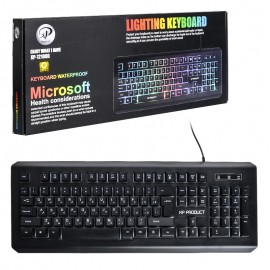 کیبورد سیم دار بک لایت RGB ایکس پی (XP) مدل XP-12100R