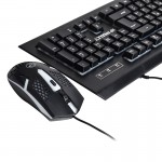 کیبورد و موس سیم دار بک لایت RGB ایکس پی (XP) مدل XP-12300R
