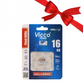 بسته 1+5 رم موبایل ویکومن (Vicco man) مدل 16GB Micro SDHC Final 600X 90MB/S (یک عدد هدیه)