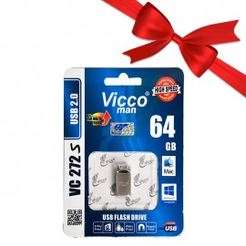 بسته 1+5 فلش ویکومن (Vicco man) مدل 64GB VC272S (یک عدد هدیه)