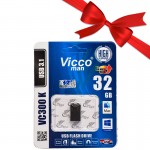 بسته 1+5 فلش ویکومن (Vicco man) مدل 32GB VC300 K USB3.1 (یک عدد هدیه)