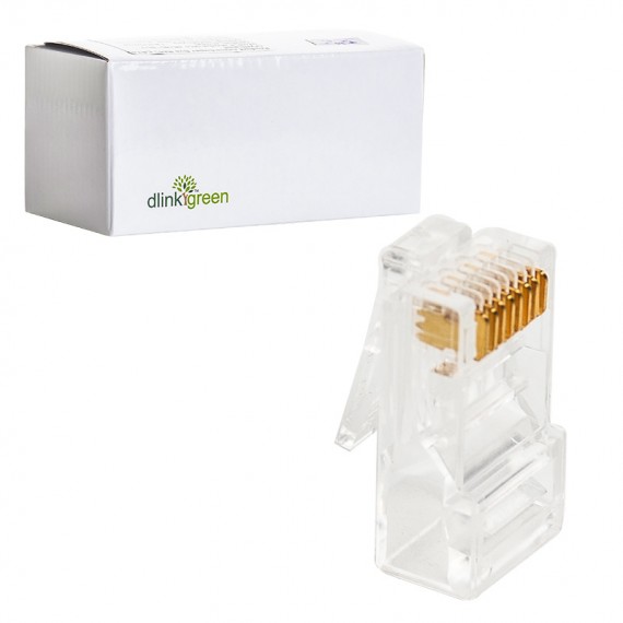 بسته 100 عددی سوکت شبکه CAT6 UTP دی لینک (D-LINK)