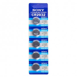 باتری سکه ای سونی (SONY) مدل CR2032 (کارتی 5 تایی)