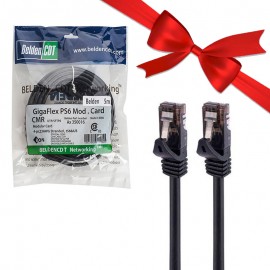 بسته 1+10 کابل شبکه CAT6 بلدن (Belden) طول 5 متر (یک عدد هدیه)