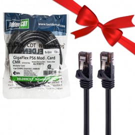 بسته 1+10 کابل شبکه CAT6 بلدن (Belden) طول 10 متر (یک عدد هدیه)
