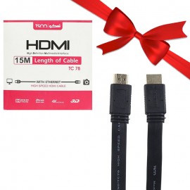 بسته 1+4 کابل 1.4 HDMI تسکو (TSCO) طول 15 متر مدل TC 78 (یک عدد هدیه)