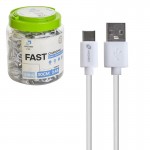 کابل تایپ سی (Type-C) پاوربانکی مازارس (MAZARES) طول 30 سانتی متر مدل C33 (بسته 100 عددی)