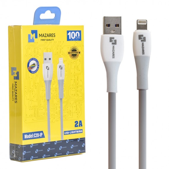 کابل آیفون (Lightning) مازارس (MAZARES) طول 1 متر مدل C20-IP