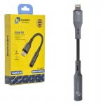 کابل لایتنینگ به جک 3.5 میلی متری مادگی (Lightning To Aux) مازارس (MAZARES) طول 10 سانتی متر مدل AX-99