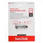 فلش سن دیسک (SanDisk) مدل 512GB Dual Drive Luxe USB3.2 Type-C گارانتی سورین