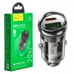 شارژر فندکی 30 وات دو پورت هوکو (hoco) مدل Z53A