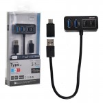 هاب 4 پورت USB و رابط تایپ سی آی ای تاپ (iETOP) مدل TU-356B