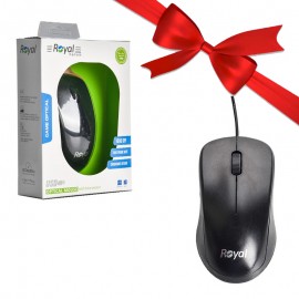 بسته 1+10 موس سیم دار رویال (Royal) مدل R-M169 (یک عدد هدیه)