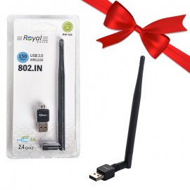 بسته 1+5 دانگل Wifi شبکه آنتن دار رویال (Royal) مدل RW-133 (یک عدد هدیه)
